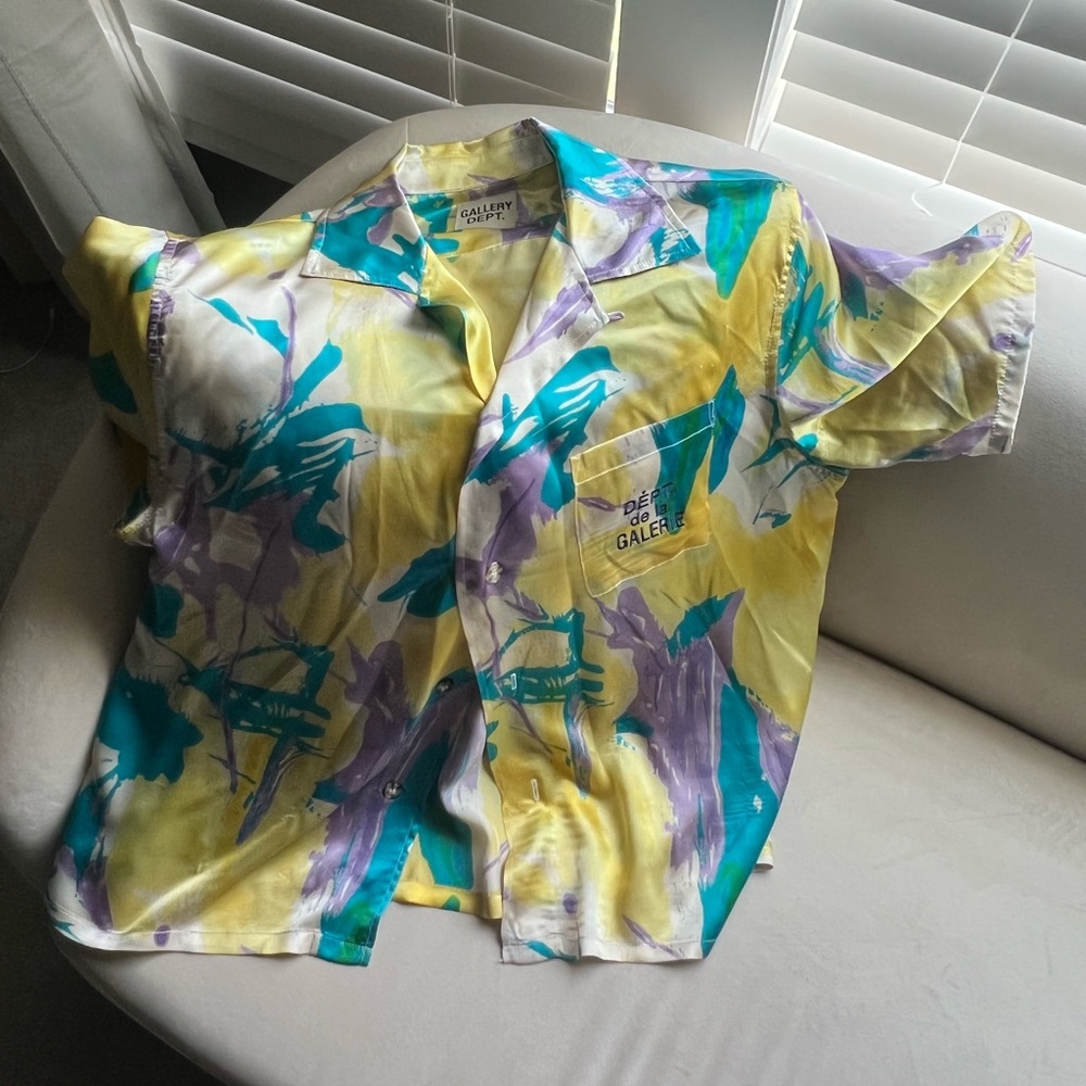 Gallery Dept. Satin Button up Shirt